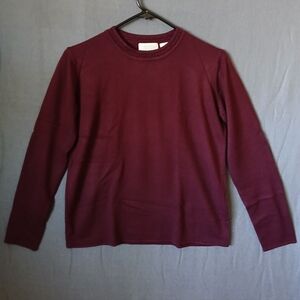 Van Hausen For Her Sweater Womens Small Burgundy Long Sleeve Top